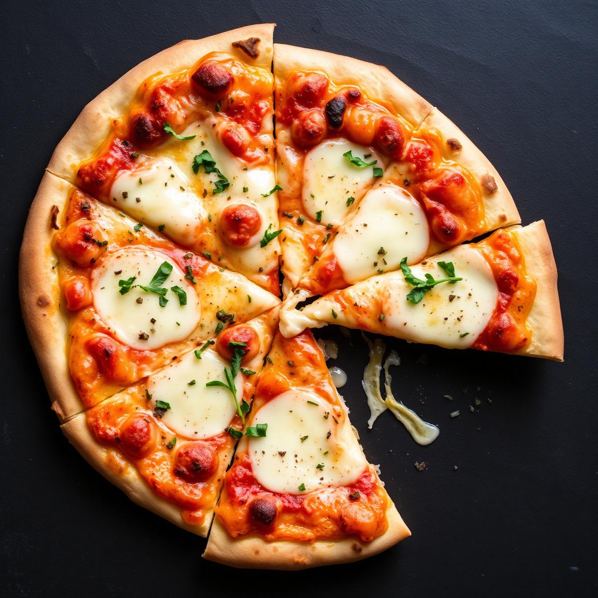 Pizza quattro formaggi
